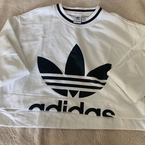 Adidas cropped crewneck